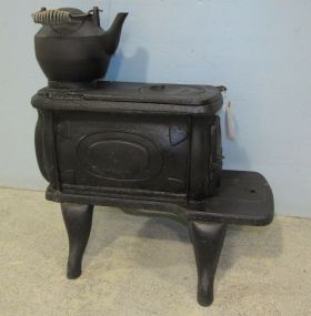 Cast Iron Stove and Tea Pot