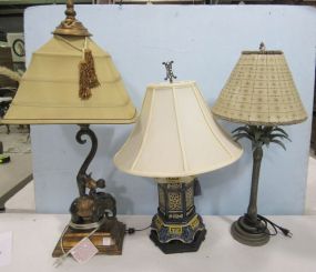 Three Decorative Table Lamps