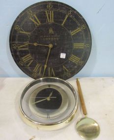 Vintage Style Uttermost Bond Street Wall Clock and Heirloom Wall Clock
