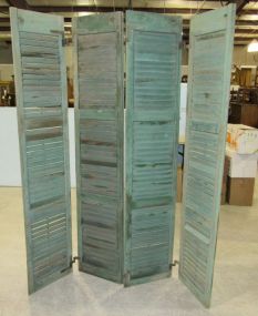 Four Panel Distressed Divider/Shutters