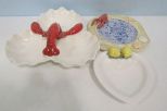 Lobster Serving Dishes, and Aviary Collection Bird DIsh