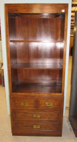 Dixie Furniture Hutch and Chest Combo