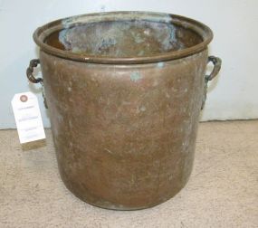 Six Gallon Copper Pot