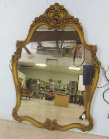 Wood Ornate Framed Mirror