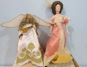 Two Franklin Heirloom Dolls