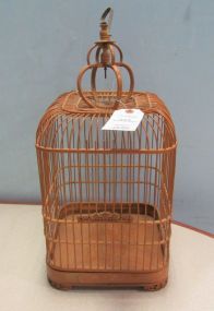 Handmade Wood Bird Cage