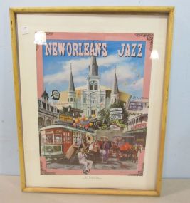 1988 New Orleans Jazz Poster