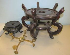 Three Pottery Stands