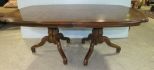 Henredon French Style Double Pedestal Table