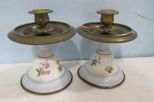Pair of Old Paris Style Candleholders