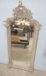 Louis Philippe Painted Distressed Ornate Mirror