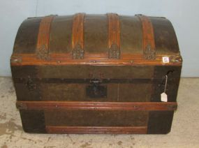 Leather Steamer Trunk