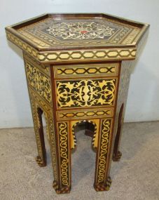 Syrian Style Octagonal Side Table