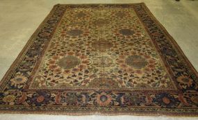 Hand Knotted Serapi Style Persian Rug