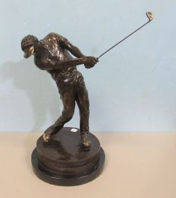 Laran Ghiglieri Numbered Bronze Golfer
