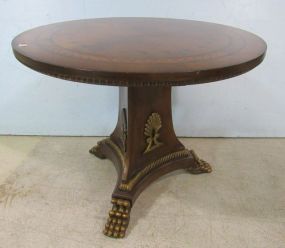 Round Italian Style Pedestal Table