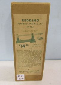 Redding Powder and Bullet Scale
