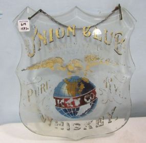Union Club Pennsylvania Whiskey Advertising Sign
