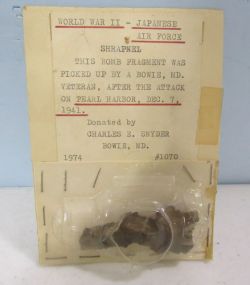 World War II Sharnel Fragment