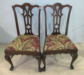Pair of Chippendale Ball-n-Claw Side Chairs