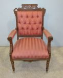 Victorian Style Parlor Arm Chair