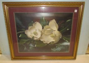 Large Magnolia Framed Print