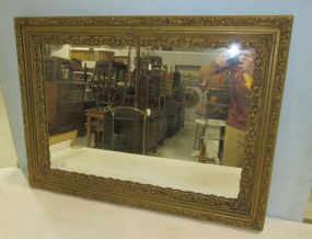 Wood Gold Framed Mirror