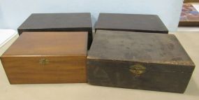 Three Boxes of Stereoscope Cards and Box of Negatives
