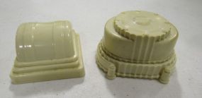 Two Deco Celluloid Ring Boxes