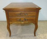 Wells Furniture Co. French Provincial Style End Table