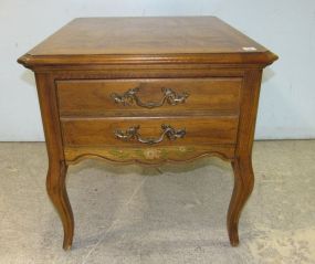 Wells Furniture Co. French Provincial Style End Table