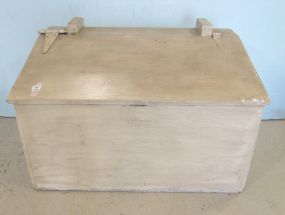 Painted Primitive Style Storage Trunk
