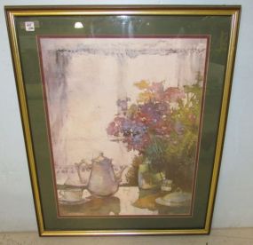 Signed Print of Dining Room View