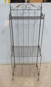 Wrought Iron Fold Out Rack