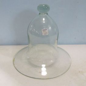 Large Bell Shaped Glass Dome