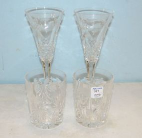 Four Waterford Glasses