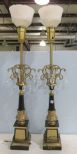 Pair of Vintage Rembrandt Style Table Lamps