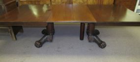 Early 1900s Claw Foot Dining Table