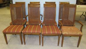 French Provincial Cane Back Dining Chairs