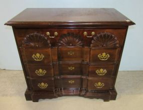 Mahogany Chippendale Style Block Front Chest