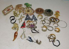 Collection of Brooch and Earrings
