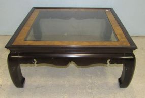 Glass Top Square Coffee Table