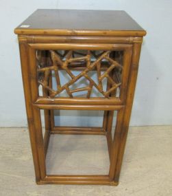 Bamboo Style Side Table