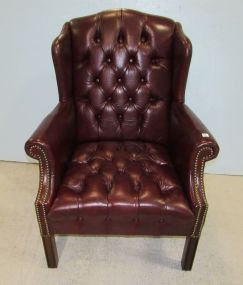 Tufted Leather Office Arm Chair