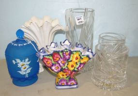 Glass Candle Holders and Ceramic Decor