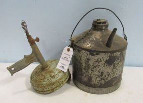 Vintage Oil Can and Might Mite