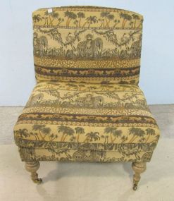 Elephant Design Fabric Chair