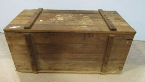Vintage Wood Toy Chest