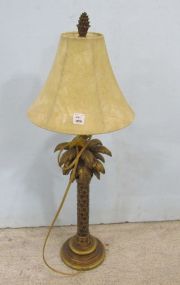 Resin Palm Tree Table Lamp