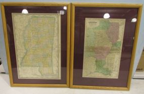 Two Prints of Maps